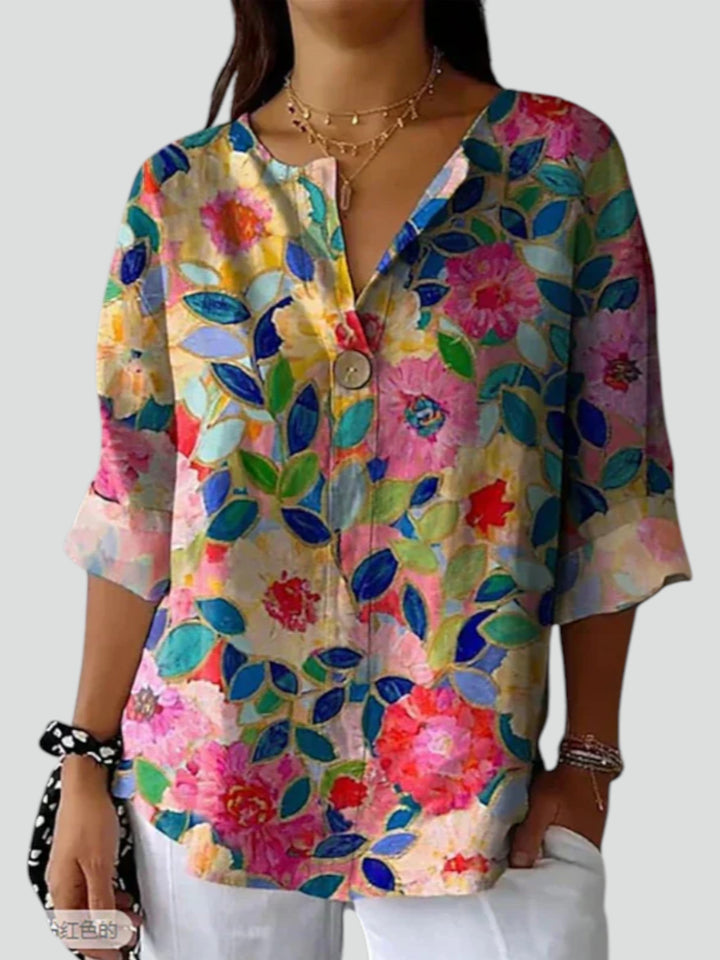 Harley™ | Elegante Blusa Floreale