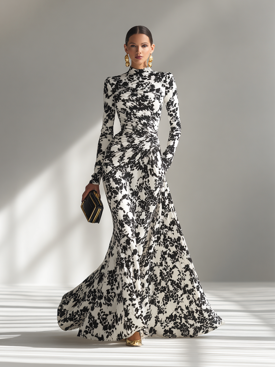 Damiana | Abito avvolgente in misto stretch