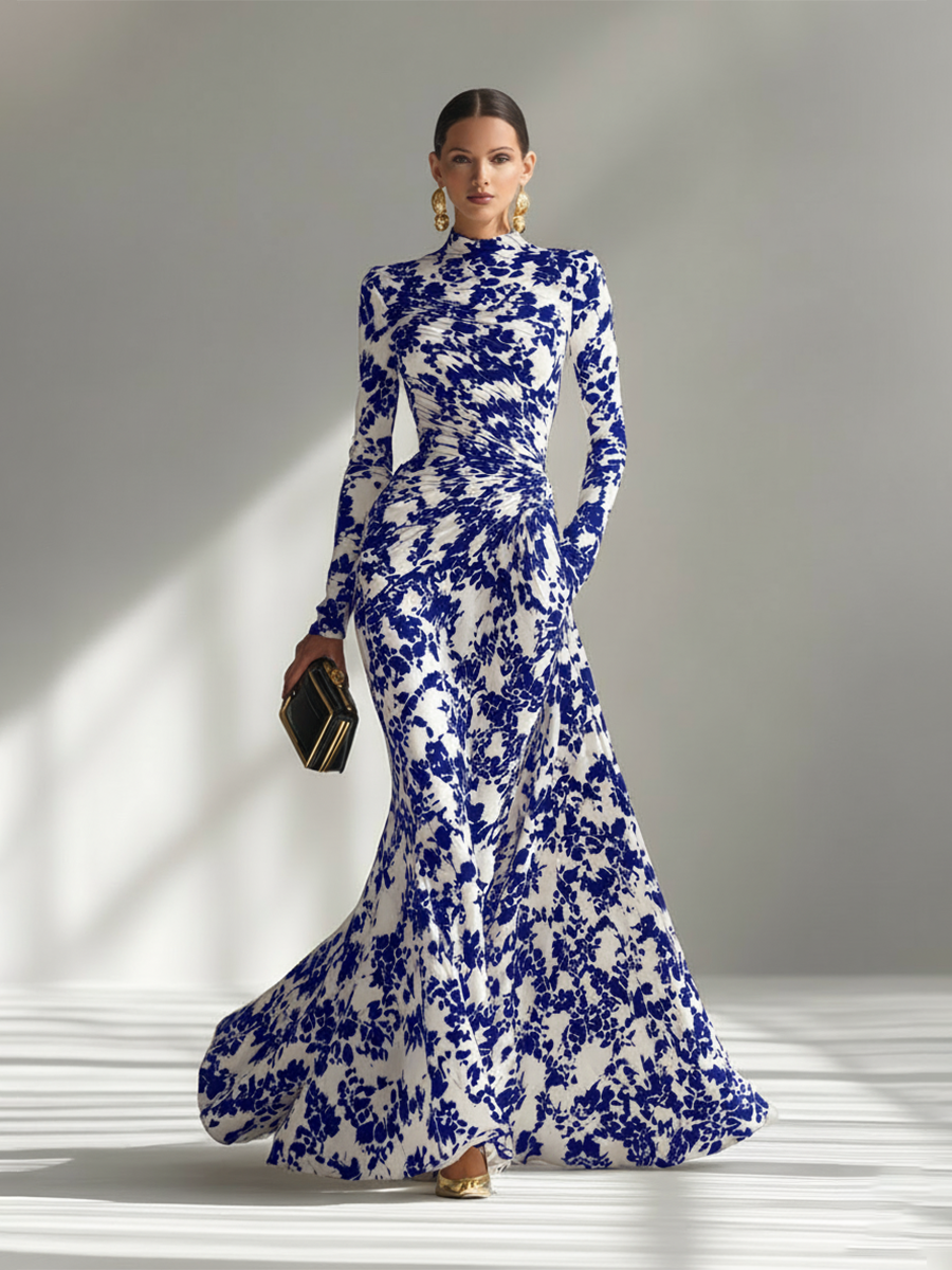 Damiana | Abito avvolgente in misto stretch