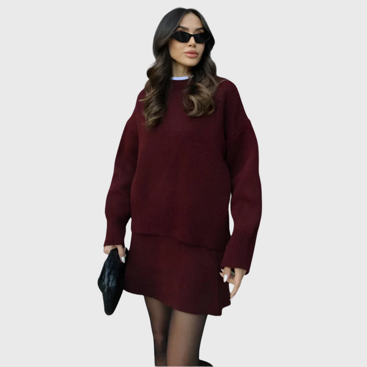 Set in maglia accogliente