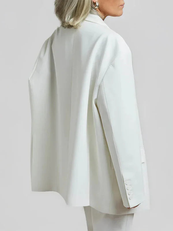 Sofia | Blazer Oversized Clean-Line Bianco