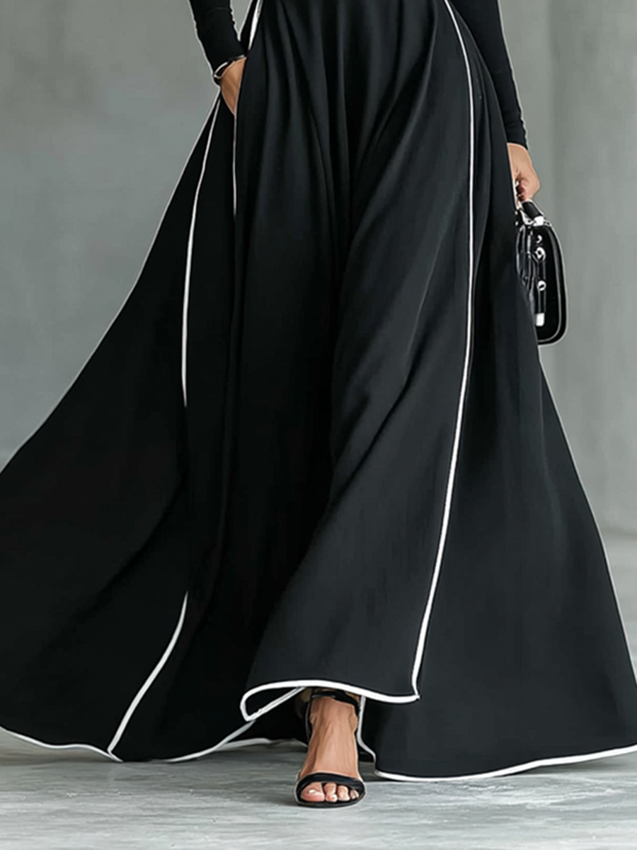 Ginevra | Abito Maxi Nero